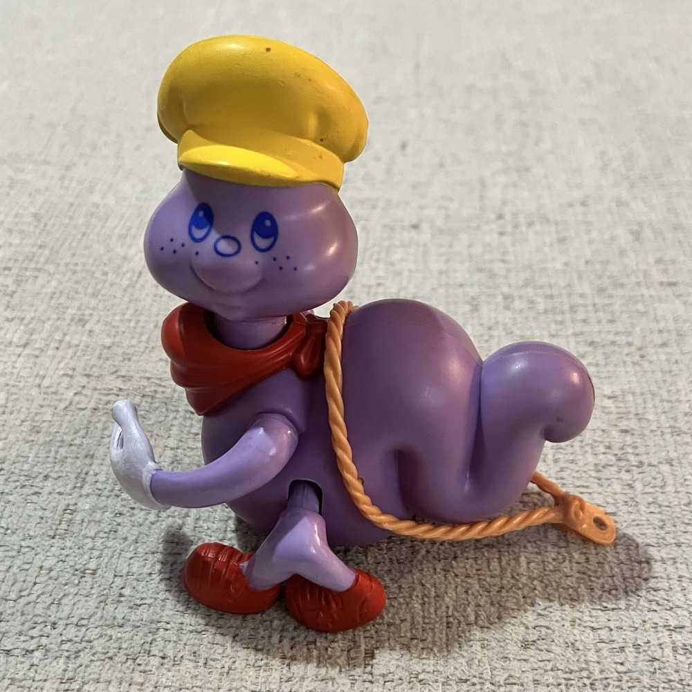 Strawberry Shortcake Caterpillar Purple Worm from Berry Busy Bug Flower Train